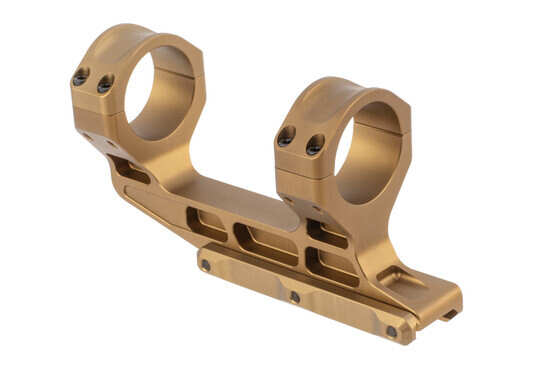 Unity Tactical Fast scope mount bronze is machined from 7075-T6 aluminum